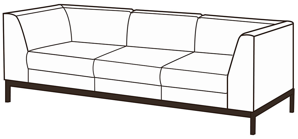 Диван 3-х местный Омега Стил