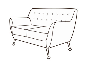 Диван 2-х местный Троя