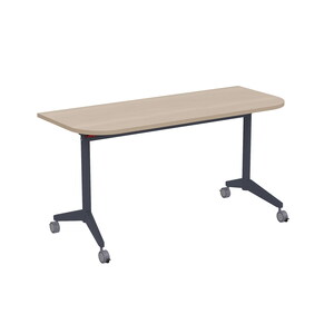 Складной радиусный стол-трансформер с фиксаторами