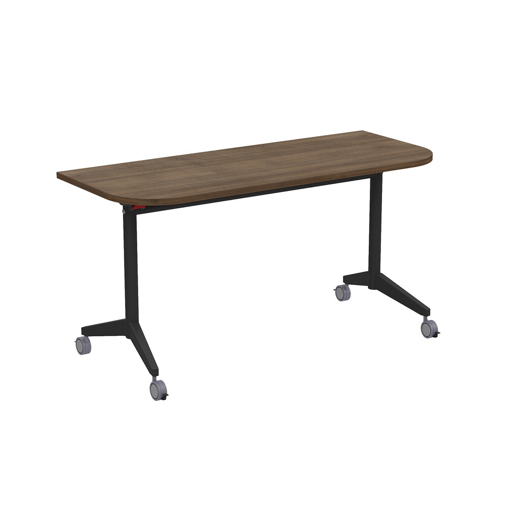 Складной радиусный стол-трансформер с фиксаторами