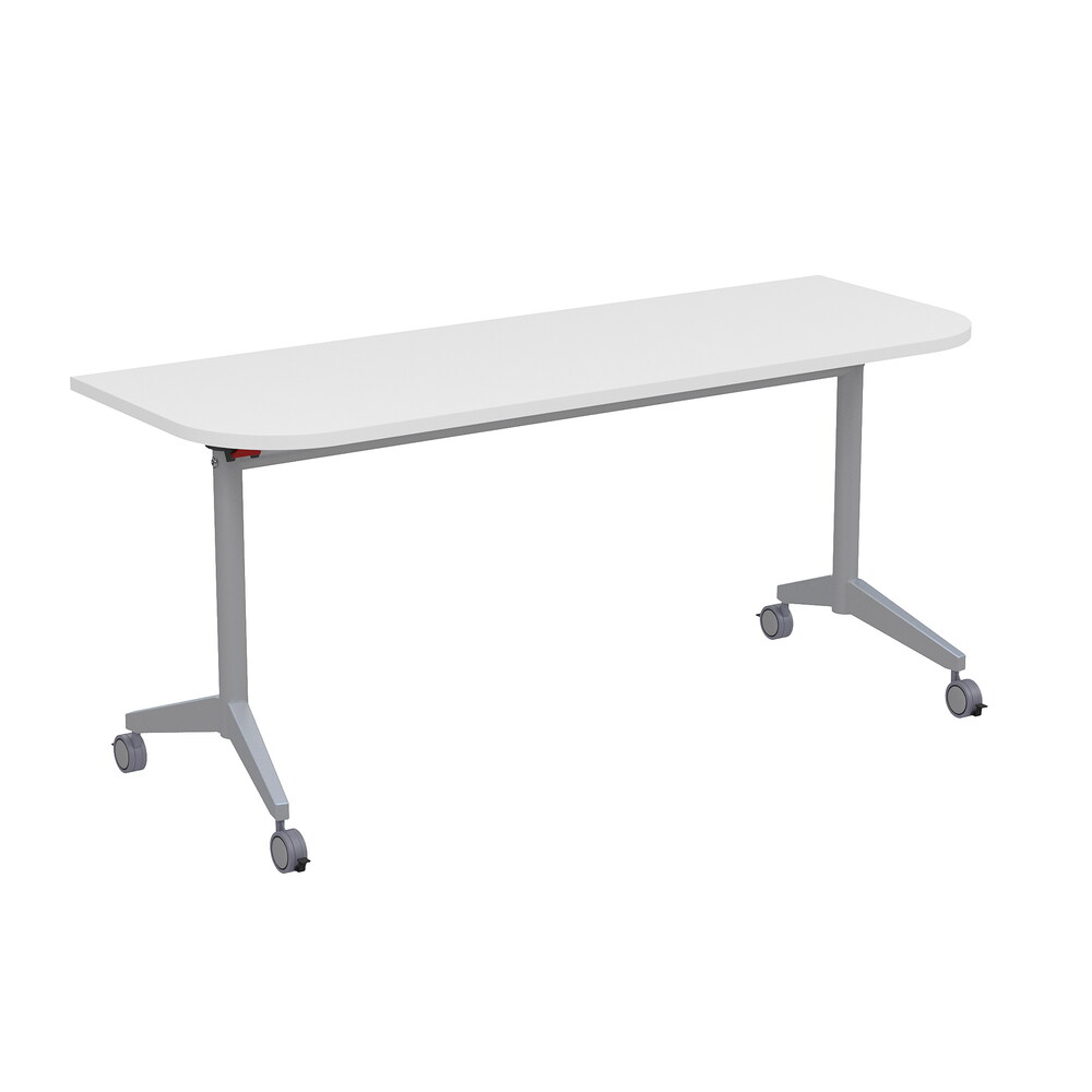 Складной радиусный стол-трансформер с фиксаторами