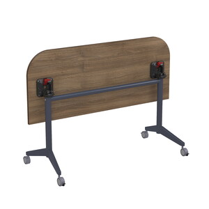 Складной радиусный стол-трансформер Simple с фиксаторами