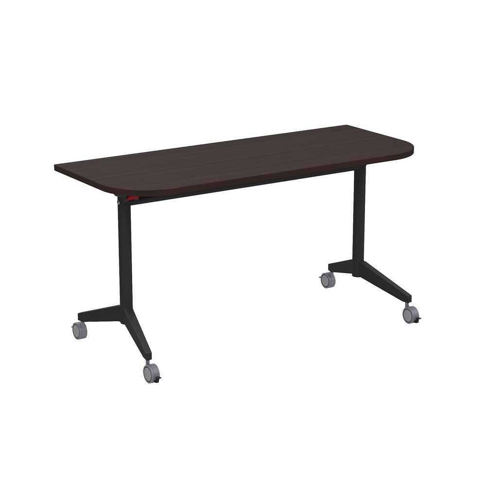 Складной радиусный стол-трансформер Simple с фиксаторами