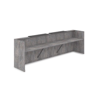 Комплект Ресепшн с фартуком HPL (без подсветки)