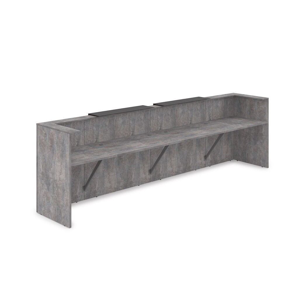 Комплект Ресепшн с фартуком HPL (с подсветкой)