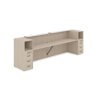 Комплект Ресепшн с фартуком HPL (с подсветкой)