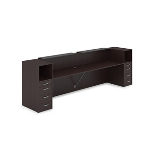 Комплект Ресепшн с фартуком HPL (с подсветкой)