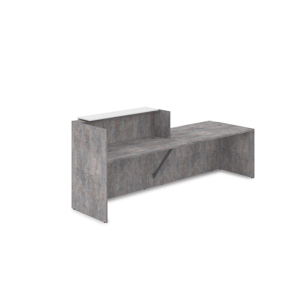 Комплект Ресепшн с фартуком ЛДСП (без подсветки)