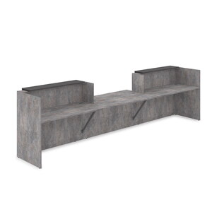 Комплект Ресепшн с фартуком ЛДСП (с подсветкой)