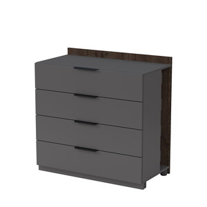 Модуль тумбы с ящиками, средний