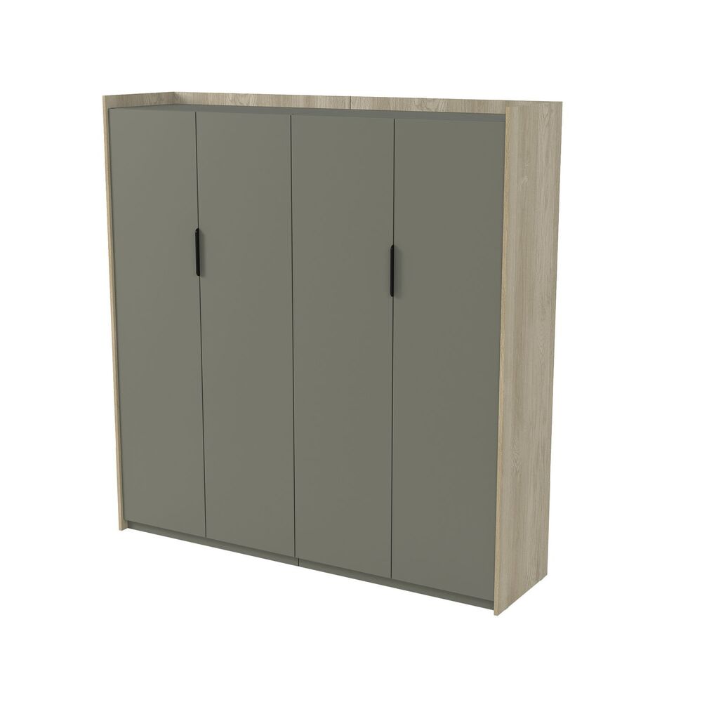 Шкаф высокий, двусоставный