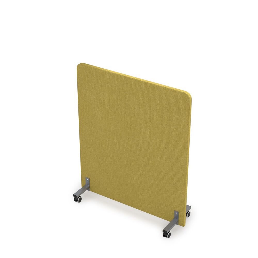 Акустическая мобильная перегородка на колесных опорах