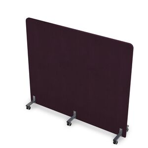 Акустическая мобильная перегородка на колесных опорах