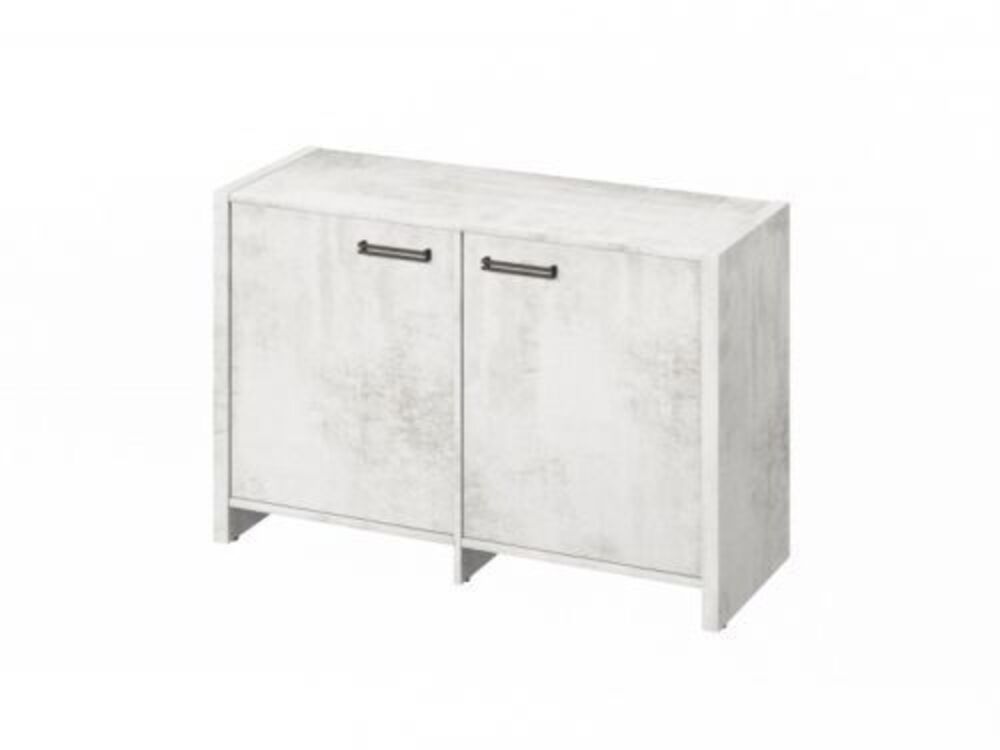 Тумба двухсекционная (Фурнитура черная)