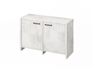 Тумба двухсекционная (Фурнитура черная)