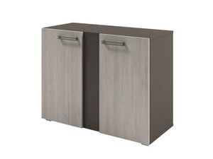 Шкаф с планкой низкий с дверьми