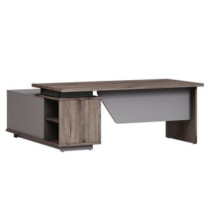 Стол руководителя с опорной тумбой правый