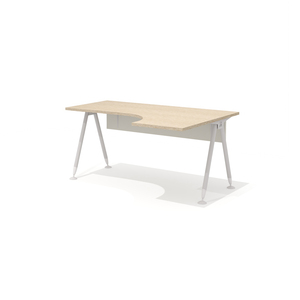 Эргономичный стол на металлокаркасе правый