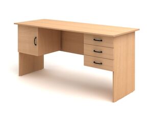 Стол 2-тумбовый (3 ящика+дверка)