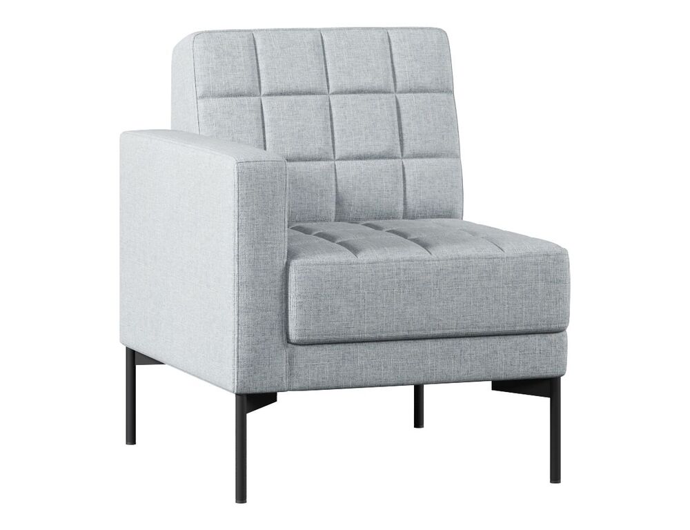 Секция с подлокотником одноместный правый