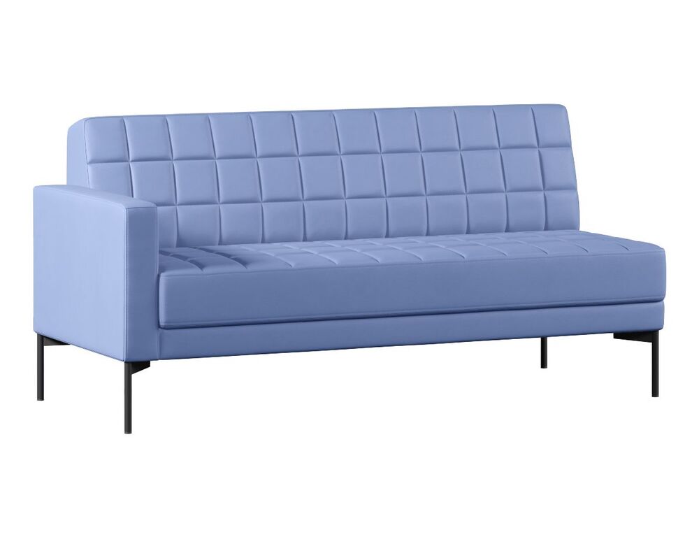 Секция с подлокотником трехместный правый