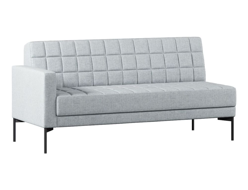 Секция с подлокотником трехместный правый