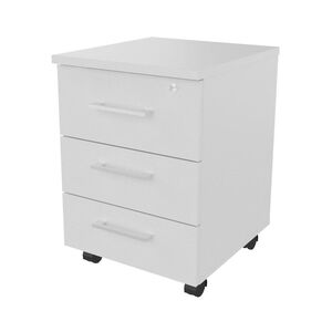 Тумба подкатная 3 ящика с центральным замком