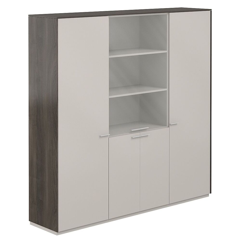 Шкаф для одежды 600 - 2шт. + Шкаф высокий 800 со стеклом прозрачным