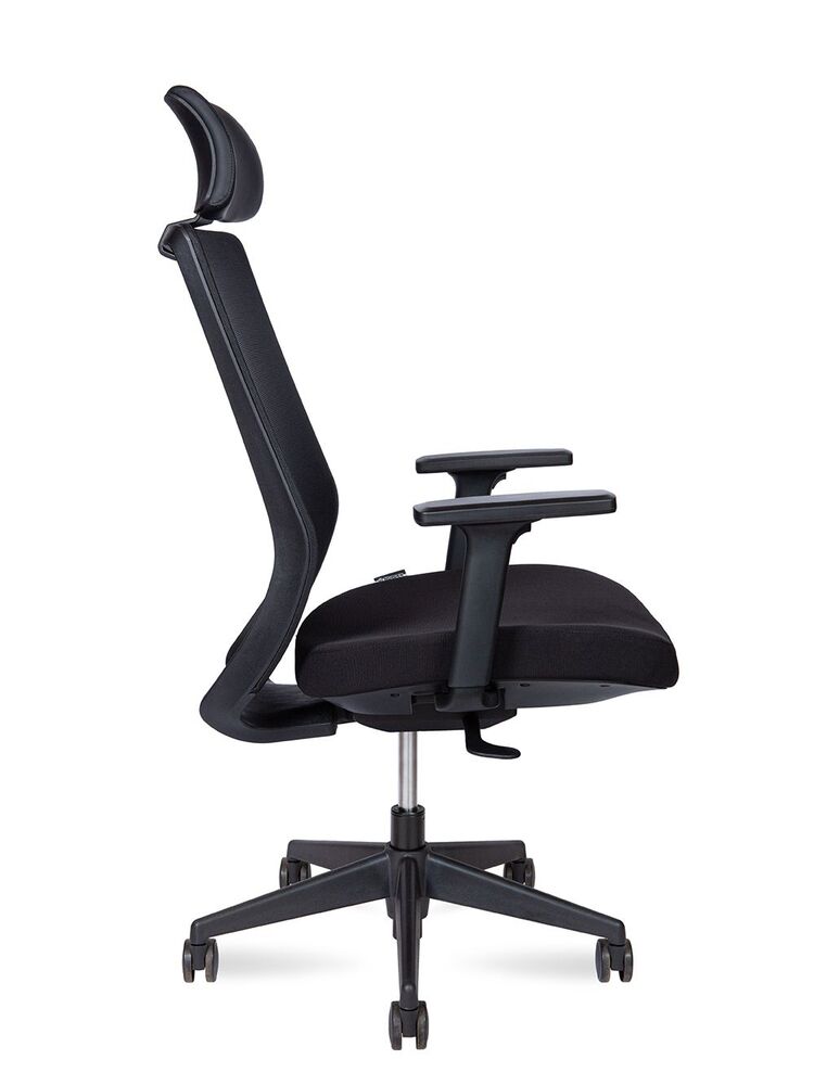 Кресло руководителя Mono black chrom