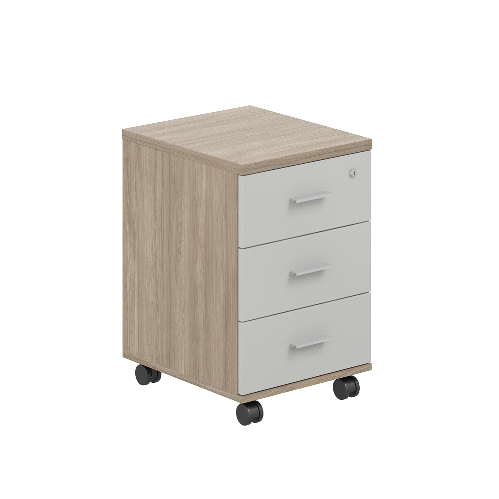 Тумба мобильная с 3 ящ., с замком