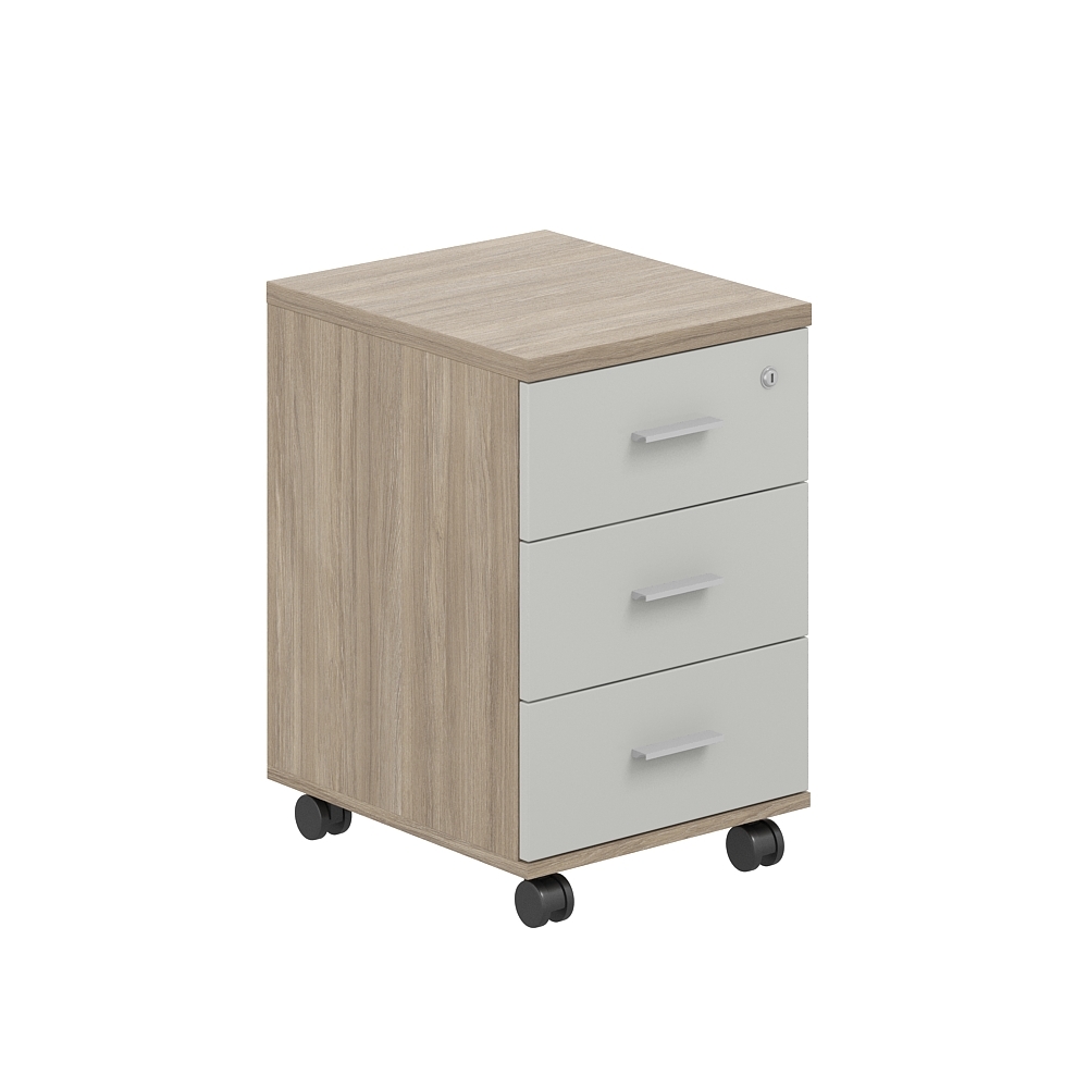 Тумба мобильная с 3 ящ., с ц.замком