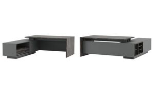 Стол письменный на опорной креденции (левый)