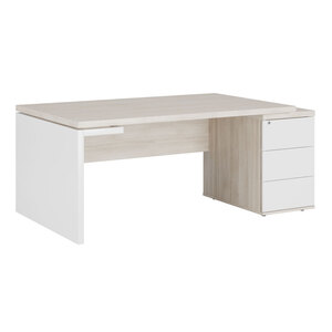 Стол рабочий на опорной тумбе (правый)