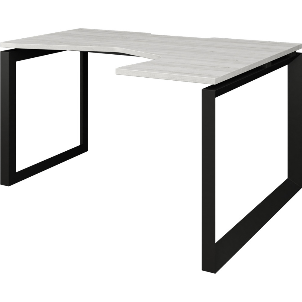 Стол эргономичный правый на металлокаркасе