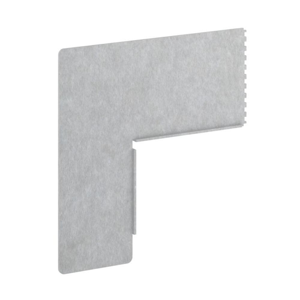 AcustiX Боковая панель-ширма для стола глубиной 800мм H=500