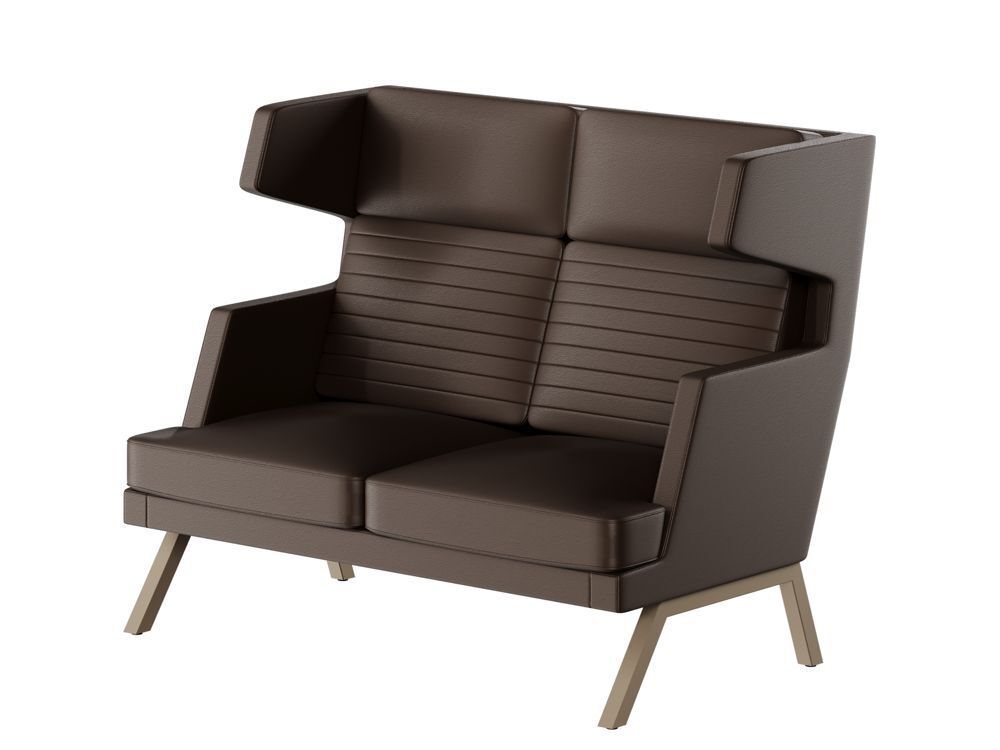 Диван двухместный высокий