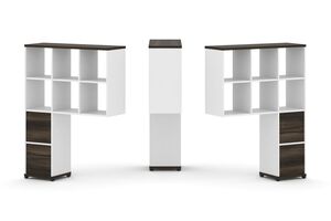 Надставка высокая + (Задняя стенка 2 шт) + (Блок 2 ящика - 2 шт)