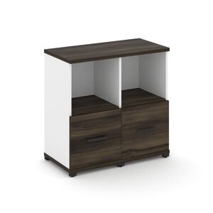 Шкаф две узкие секции, 2 ниши