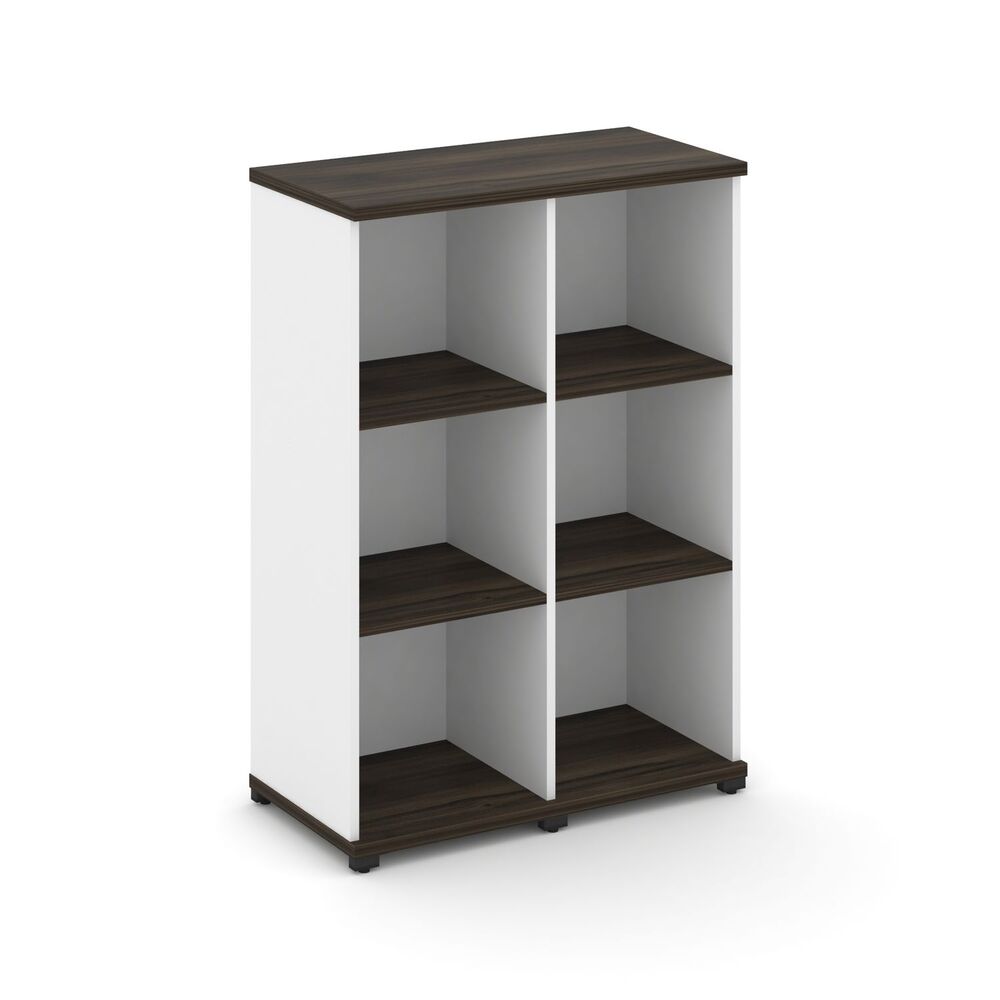 Стеллаж две узкие секции, 3 ниши