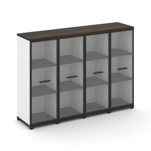 Шкаф четыре узкие секции, 3 ниши