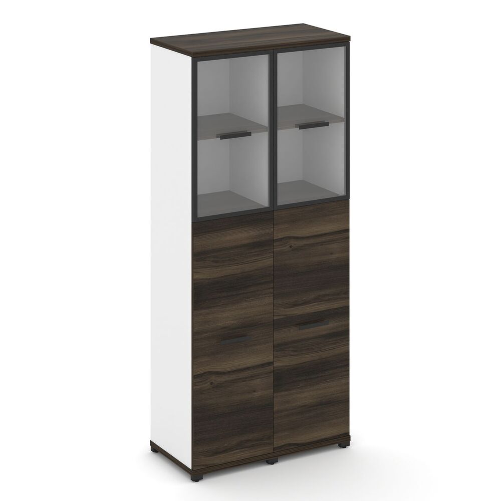 Шкаф две узкие секции, 5 ниш