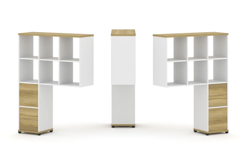 Надставка высокая + (Задняя стенка 2 шт) + (Блок 2 ящика - 2 шт)