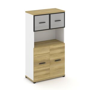 Шкаф одна широкая секция, 4 ниши