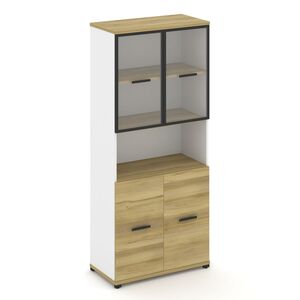 Шкаф одна широкая секция, 5 ниш