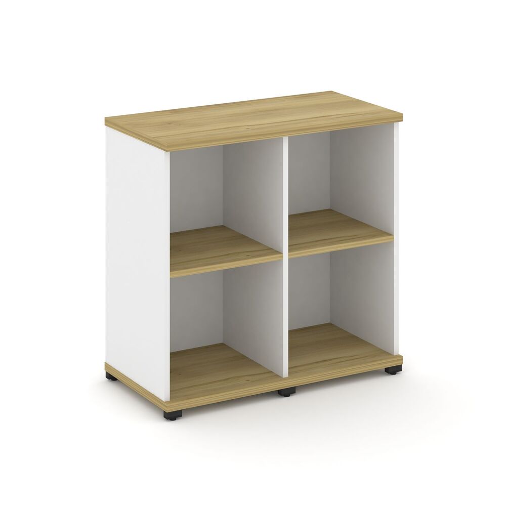 Стеллаж две узкие секции, 2 ниши