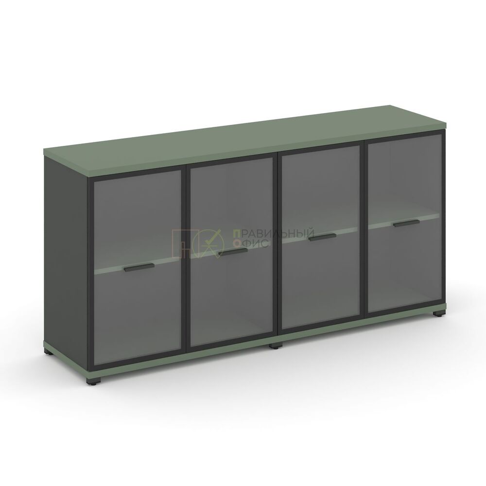 Шкаф две широкие секции, 2 ниши