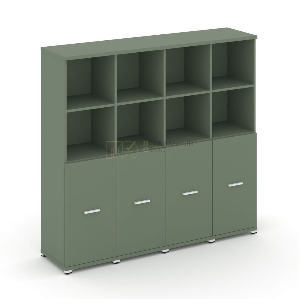 Шкаф четыре узкие секции, 4 ниши