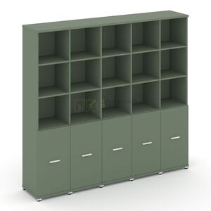 Шкаф пять узких секций, 5 ниш