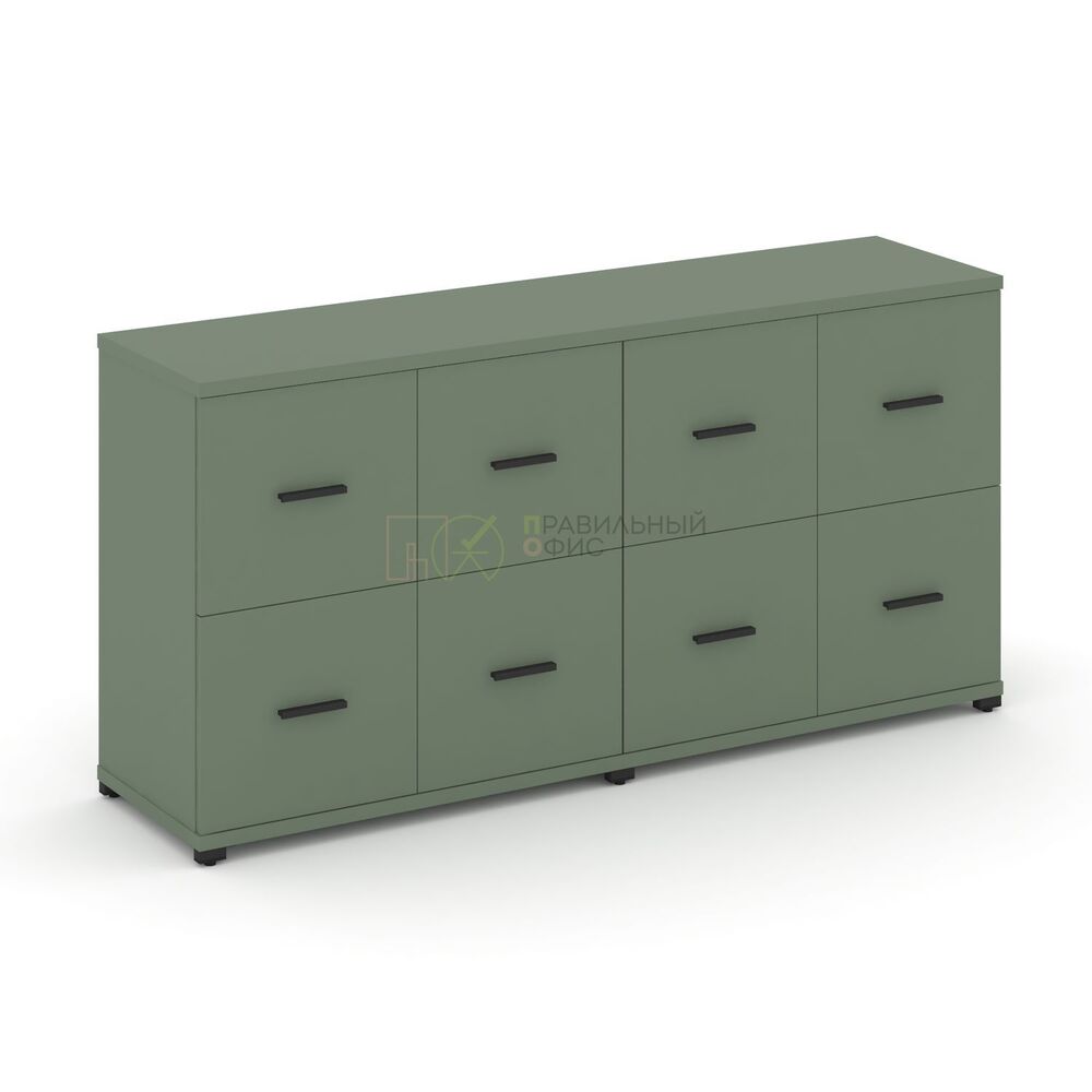 Шкаф две широкие секции, 2 ниши