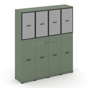 Шкаф четыре узкие секции, 5 ниш